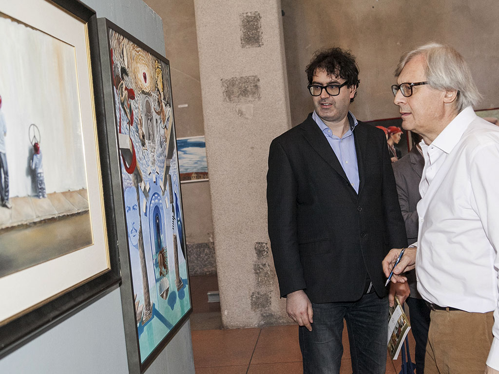 Foto di Sgarbi a Como