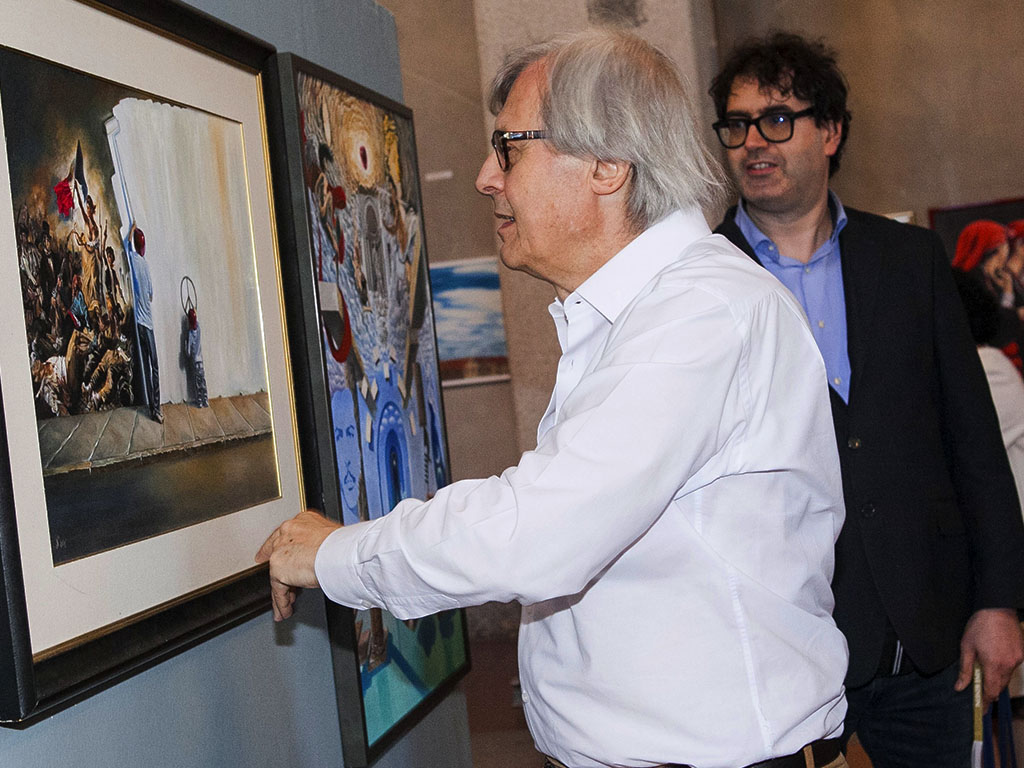 Foto di Sgarbi a Como